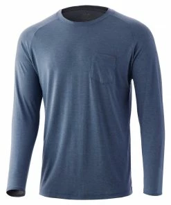 Mens Huk Waypoint Long Sleeve Shirt