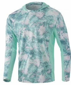 Mens Huk Icon X Mossy Oak Fracture Hoodie