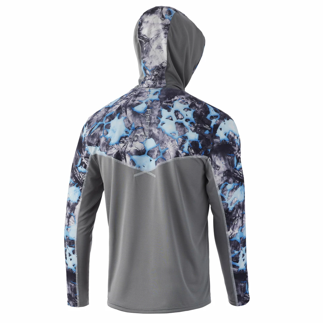 Huk Icon X Mossy Oak Fracture Hoodie Mens