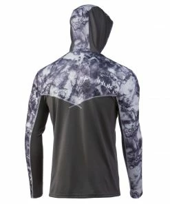 Huk Icon X Mossy Oak Fracture Hoodie