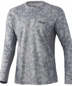 Huk Icon X Running Lakes Long Sleeve Mens
