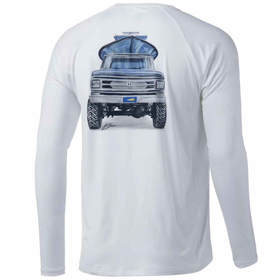 Mens Huk KC Big Truck Pursuit