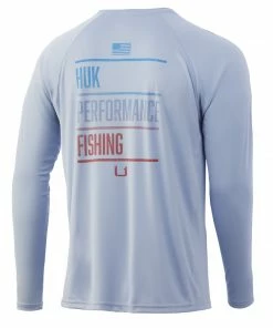 Huk Americana Pursuit Long Sleeve Mens