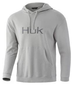 Huk Logo Cotton Hoodie Keon Johnson