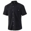 Mens Huk Tide Point Solid Short Sleeve