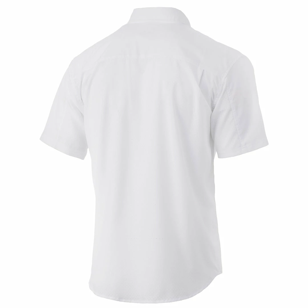 Mens Huk Tide Point Solid Short Sleeve