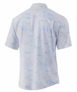 Huk Kona Ocean Palm Button-Down Mens