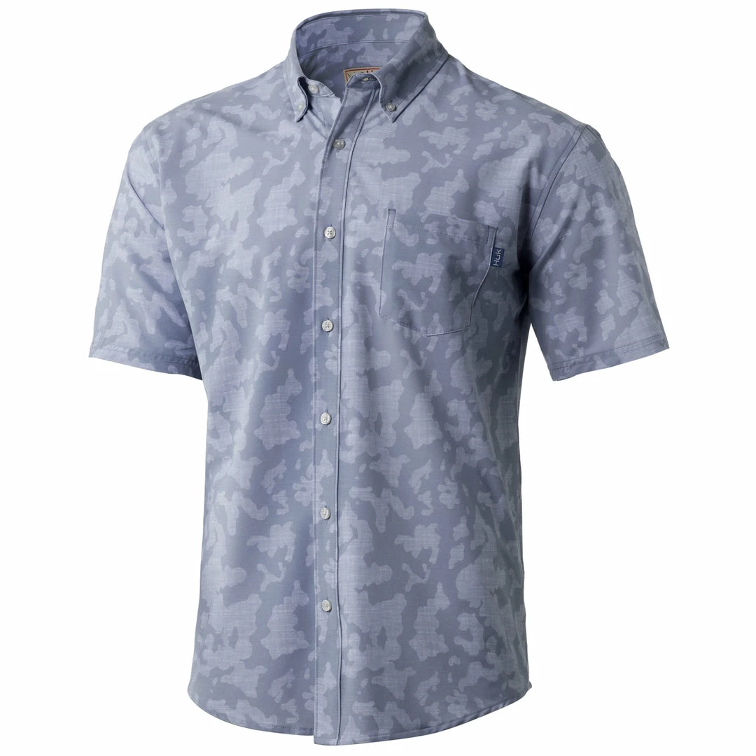 Huk Kona Running Lakes Button-Down Mens