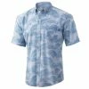 Mens Huk Kona Covered Up Button-Down