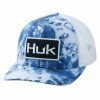 Mens Huk Mossy Oak Fracture Trucker Cap