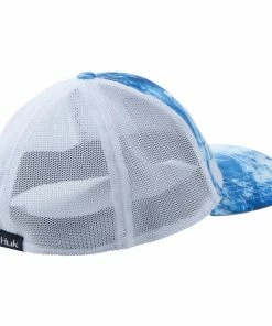 Mens Huk Mossy Oak Fracture Stretch Trucker