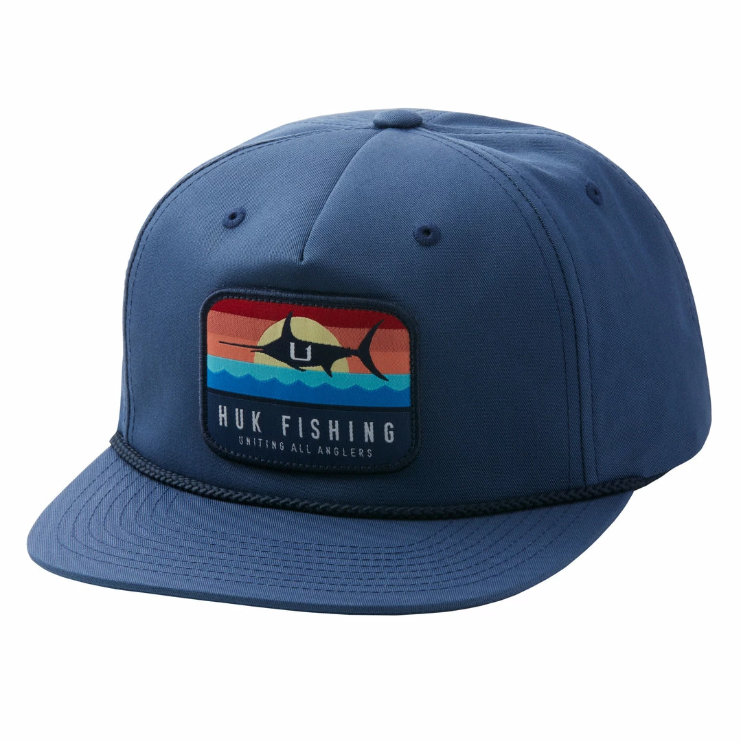 Mens Huk Sunset Marlin Unstructured Hat