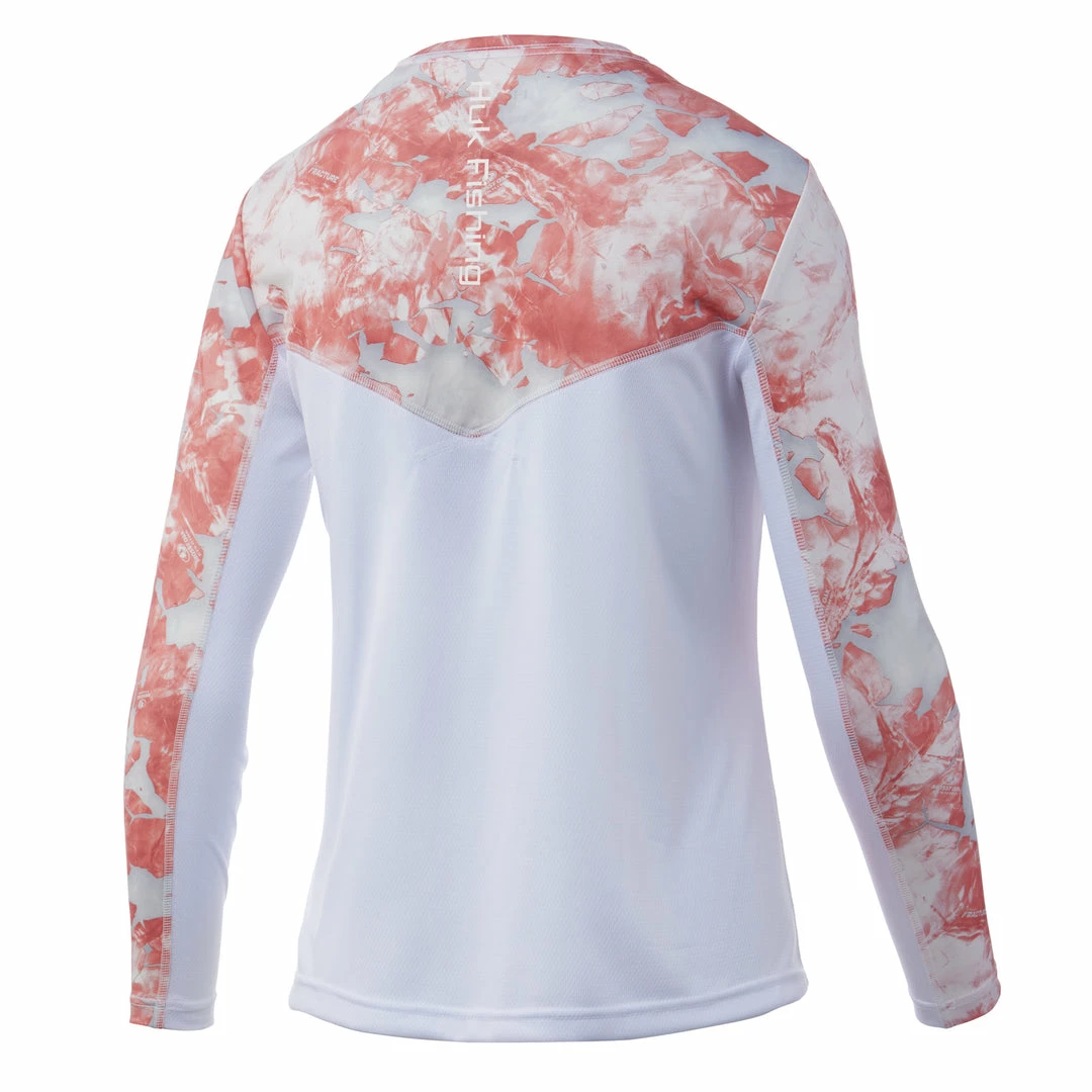 Huk Womens Icon X Mossy Oak Fracture Long Sleeve