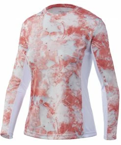 Huk Womens Icon X Mossy Oak Fracture Long Sleeve