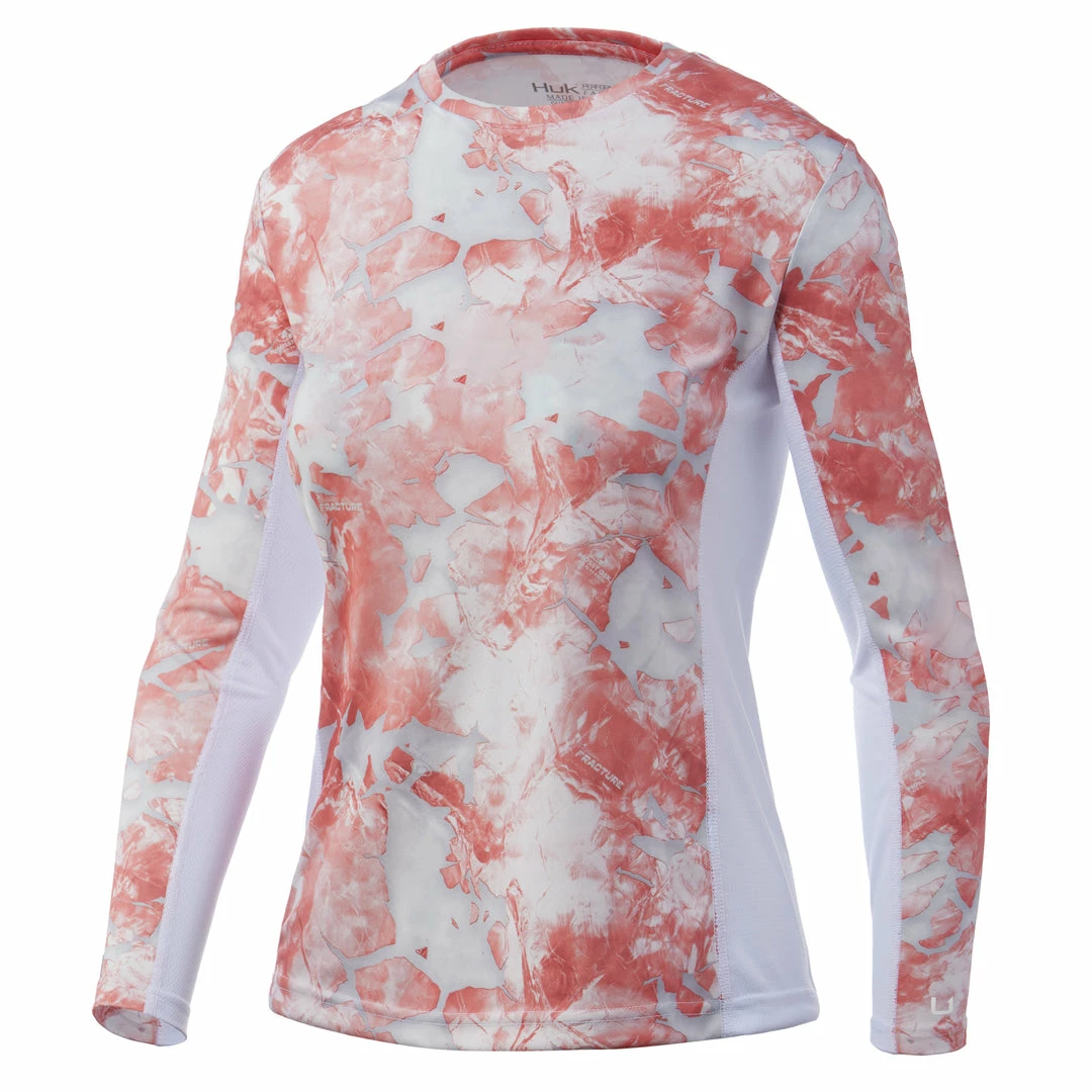 Huk Womens Icon X Mossy Oak Fracture Long Sleeve