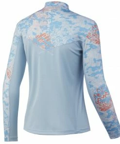 Huk Womens Icon X Tide Change 1/4 Zip