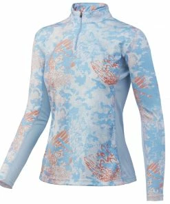 Huk Womens Icon X Tide Change 1/4 Zip