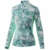 Huk Womens Icon X Mossy Oak Fracture 1/4 Zip