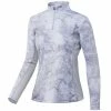 Huk Womens Icon X Mossy Oak Fracture 1/4 Zip
