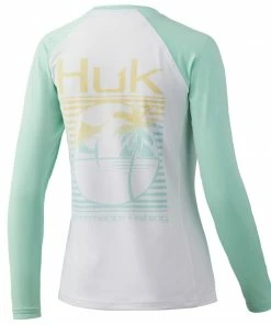 Huk Womens Marlin Palm Horizon Double Header