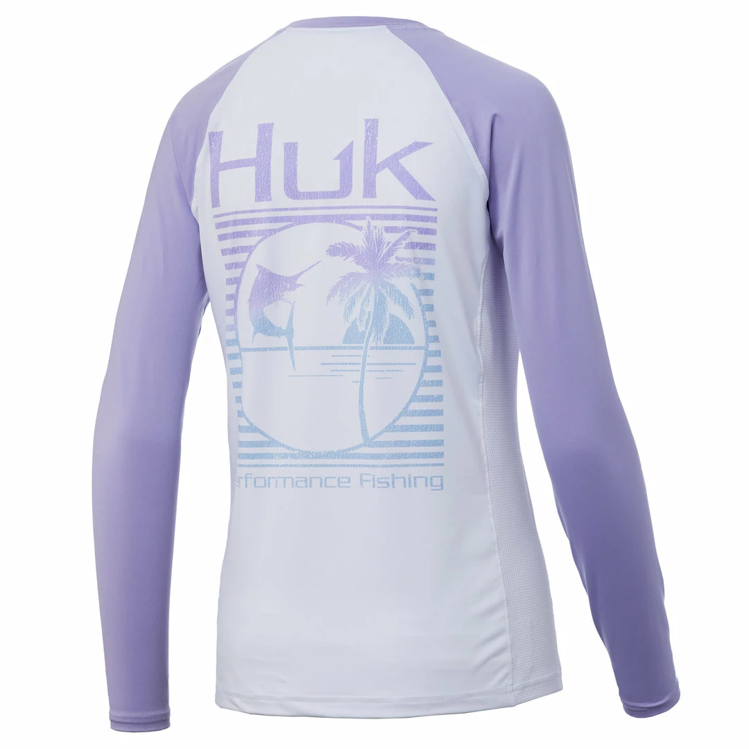 Huk Womens Marlin Palm Horizon Double Header