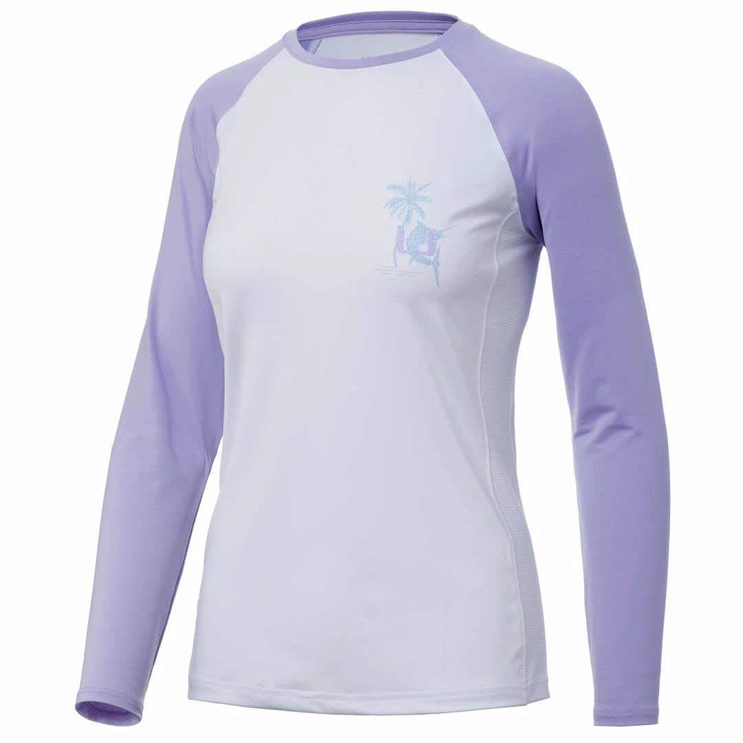 Huk Womens Marlin Palm Horizon Double Header