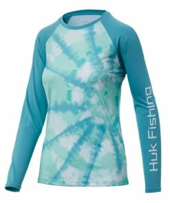 Huk Womens Spiral Dye Double Header