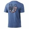 Mens Huk Americana Wave Tee