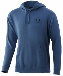 Huk Camo Fill Logo Cotton Hoodie