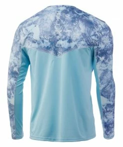 Mens Huk Icon X Mossy Oak Fracture Long Sleeve