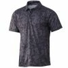 Huk Gear Mens Huk Icon X Running Lakes Polo