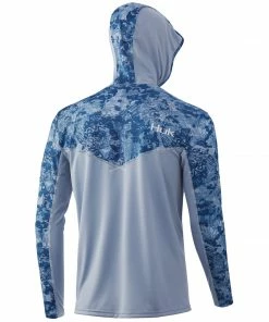 Mens Huk Icon X Tide Change Hoodie