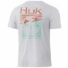 NEW Huk Marlin Palm Horizon Tee