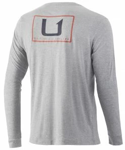 Huk Long Sleeve United Pocket Tee