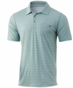 Huk Waypoint Ombre Stripe Polo