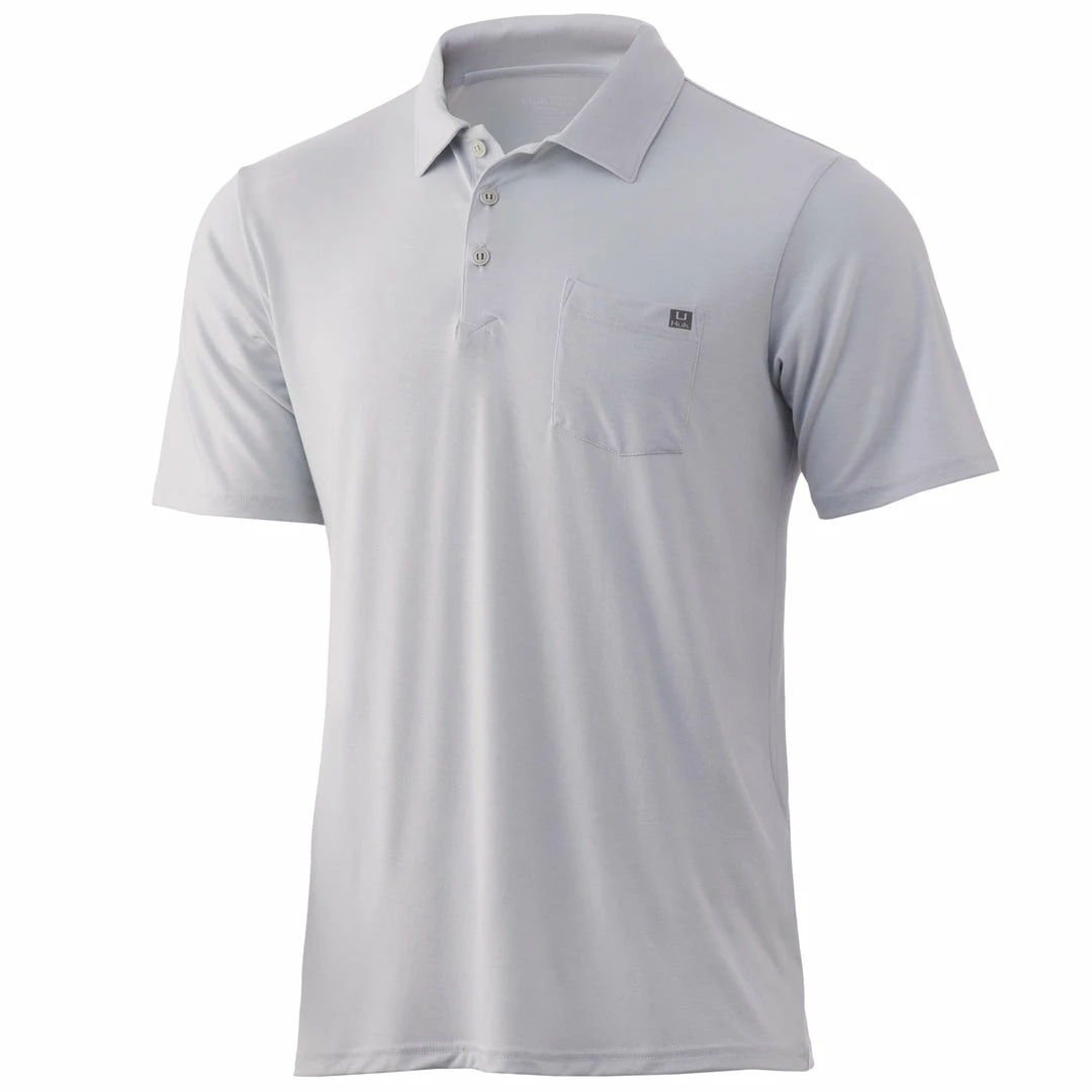 Mens Huk Waypoint Polo