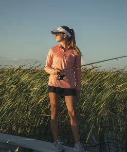 Huk Womens Icon X Running Lakes 1/4 Zip